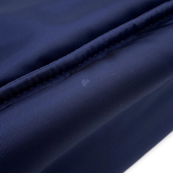 PRADA etiquette tote Nylon/Leather Navy/Light Blue - Picture 5 of 15